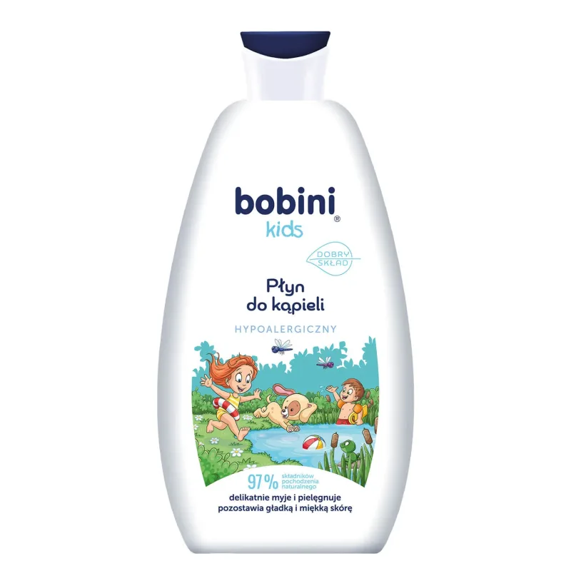 Bobini Kids, loțiune de baie pentru copii, hipoalergenică, 500 ml — preț și oferte