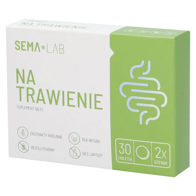 SEMA Lab Na Trawienie, 30 comprimate filmate — preț și oferte