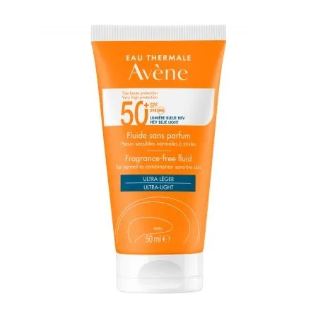 Avene Fluid cu SPF50+ Triasorb, fara parfum, 50 ml — preț și oferte