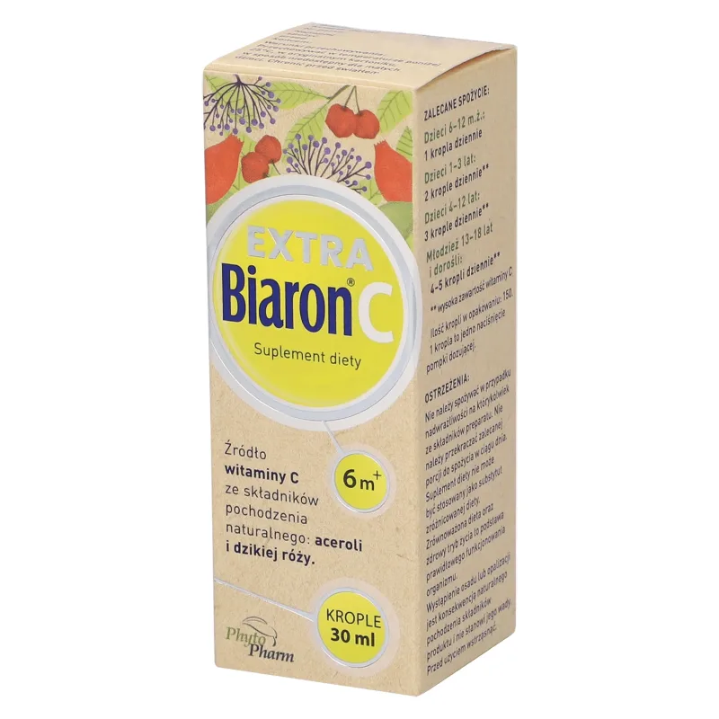 Biaron C Extra, picături pentru adulți, copii și bebeluși după vârsta de 6 luni, 30 ml Phytopharm — preț și oferte