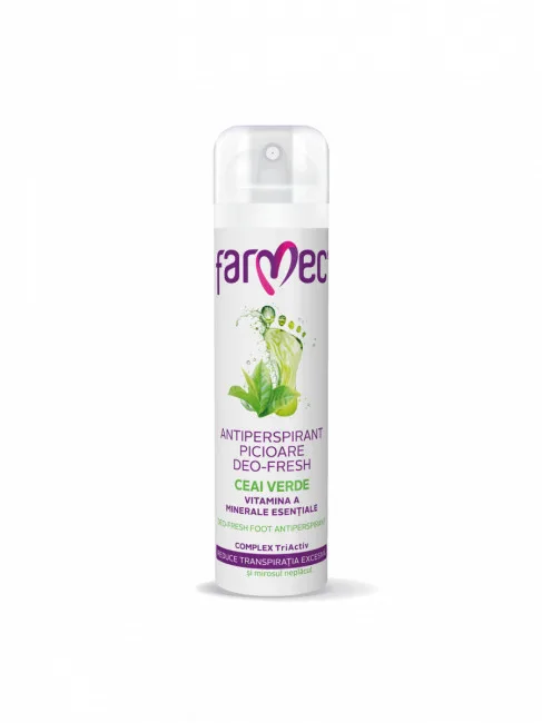 Farmec Antiperspirant Picioare Deo-Fresh cu Ceai Verde 150ml — preț și oferte