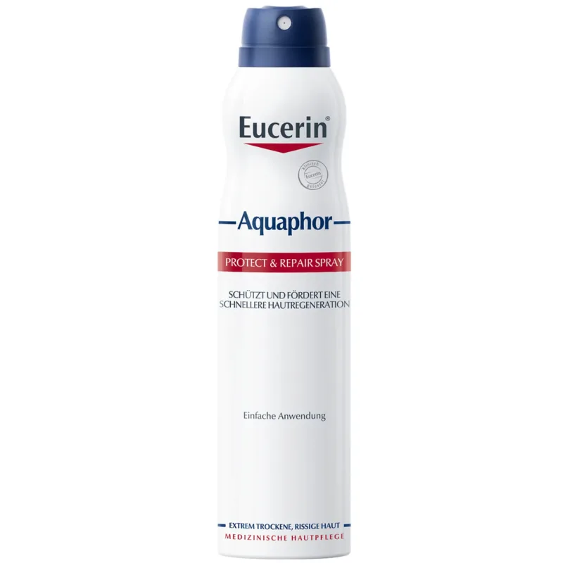 Eucerin Aquaphor, unguent spray regenerant pentru piele uscată, crăpată și iritată, 250 ml — preț și oferte