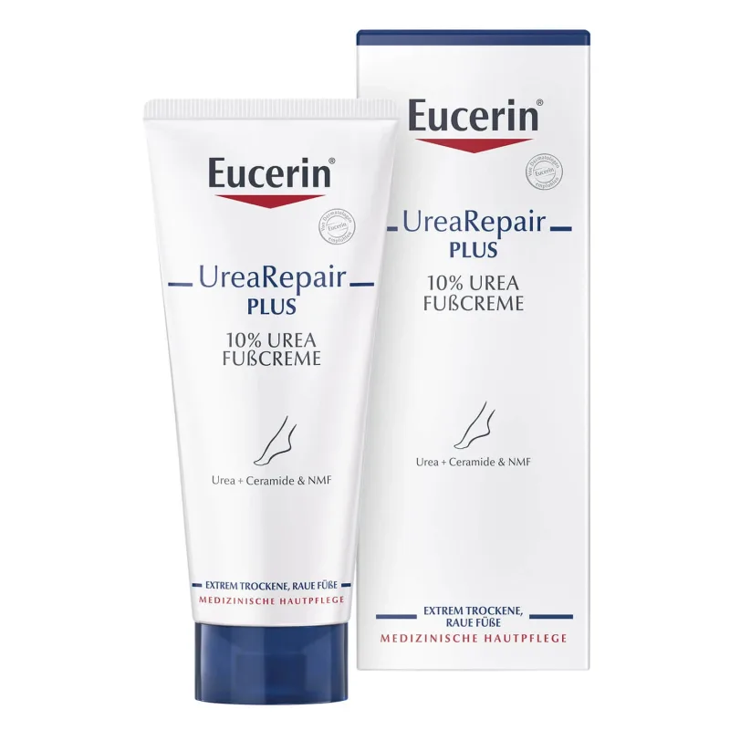 Eucerin UreaRepair Plus, cremă pentru picioare cu 10% uree pentru piele foarte uscată și aspră, 100 ml — preț și oferte