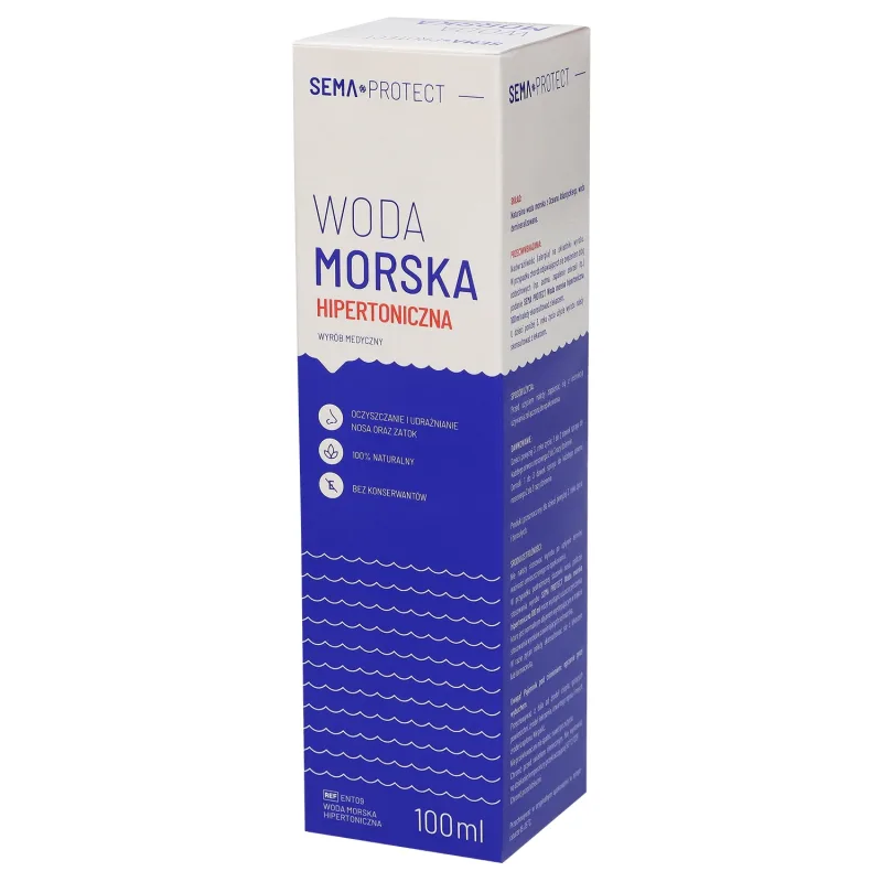 SEMA Protect, apă de mare hipertonică, spray nazal, 100 ml — preț și oferte