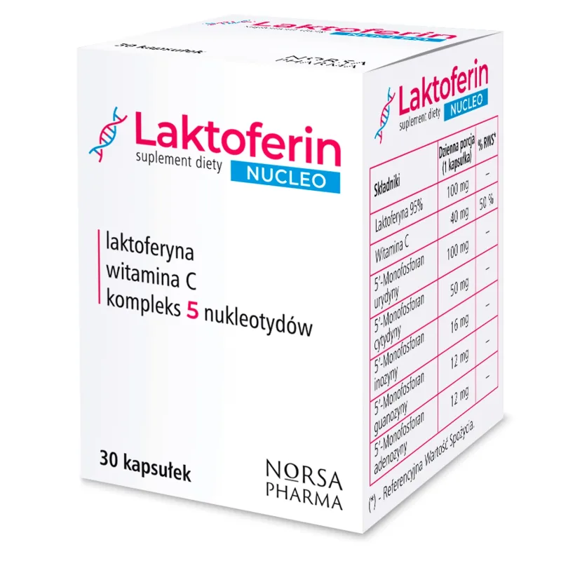 Lactoferrina Nucleo, 30 capsule Norsa Pharma — preț și oferte