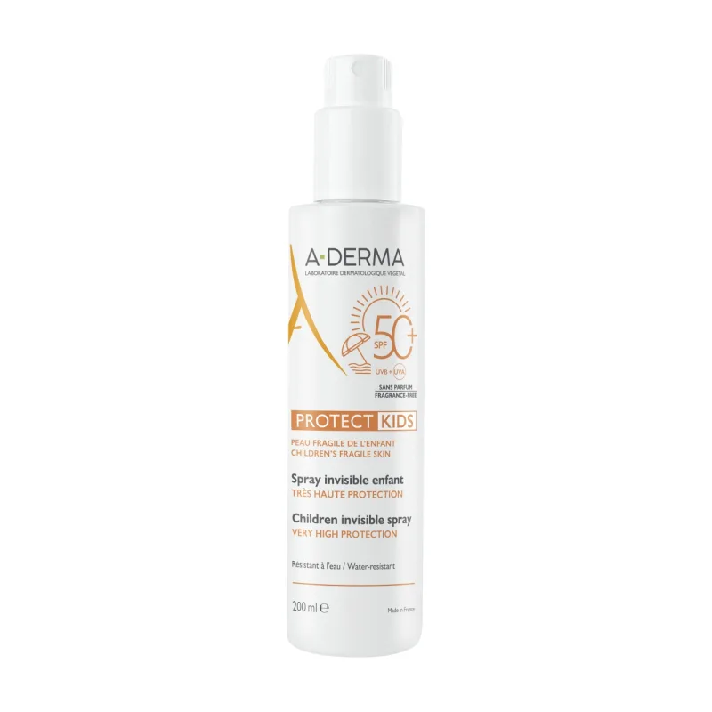 Spray protectie solara pentru copii SPF 50+ A-Derma Protect Kids 200 ml — preț și oferte