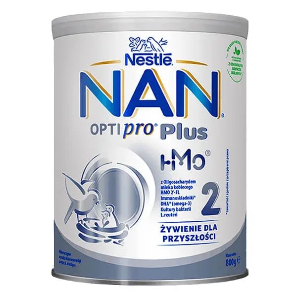 Nestle NAN Optipro Plus 2 HM-O, lapte de continuare pentru sugari peste 6 luni, 800 g — preț și oferte