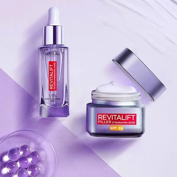 L'Oreal Revitalift Filler, cremă de față anti-îmbătrânire cu umplere intensă, SPF 50, de zi, 50 ml L'Oréal Paris — preț și oferte