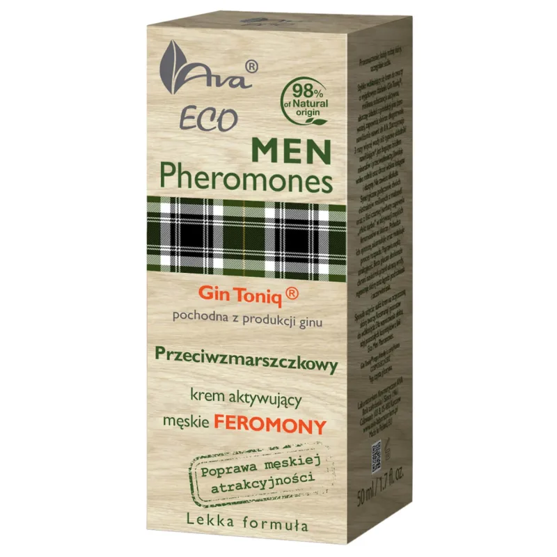Ava Eco Men Pheromones, cremă de față antirid, 50 ml — preț și oferte