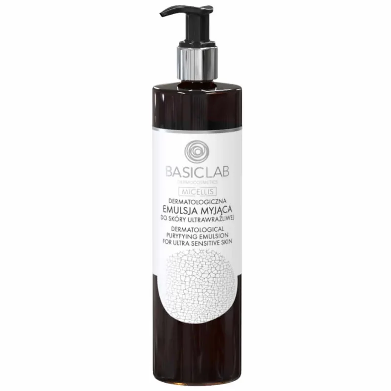 BasicLab Micellis, emulsie dermatologică de curățare pentru pielea ultra-sensibilă, 300 ml — preț și oferte