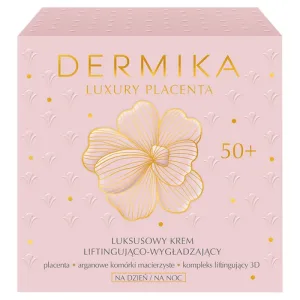 Dermika Luxury Placenta 50+, cremă de lux pentru lifting și netezire, 50 ml