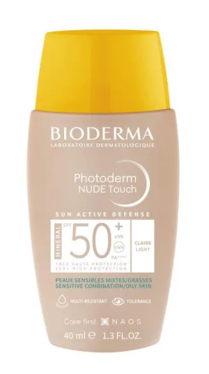 Fluid Nude Touch deschis cu SPF50+ Photoderm, 40ml, Bioderma