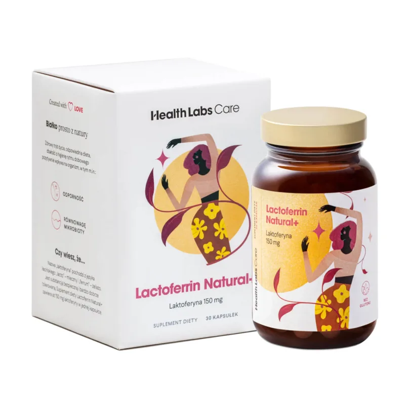 Health Labs Lactoferrin Natural+, lactoferrină, 30 capsule — preț și oferte