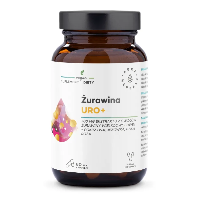 Aura Herbals Cranberry Uro+, 60 capsule — preț și oferte