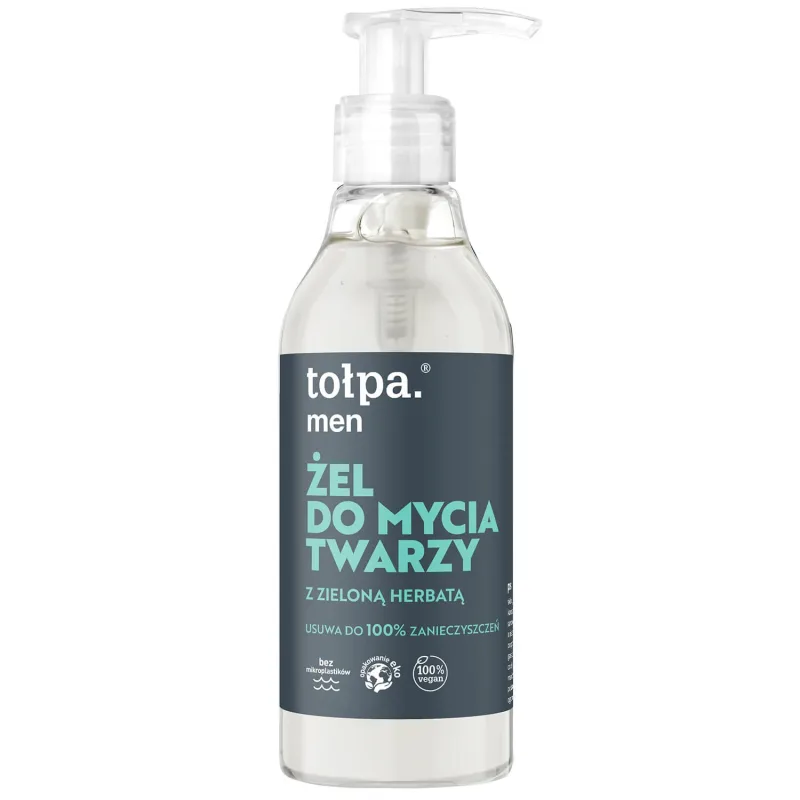 Tolpa Men, gel de spălare a feței cu ceai verde, 195 ml — preț și oferte