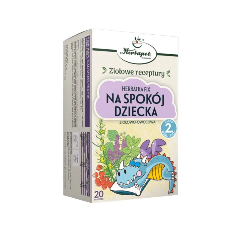 Herbapol Na Spokój Dziecka, ceai fix de plante și fructe, de la 2 ani, 20 pliculețe — preț și oferte