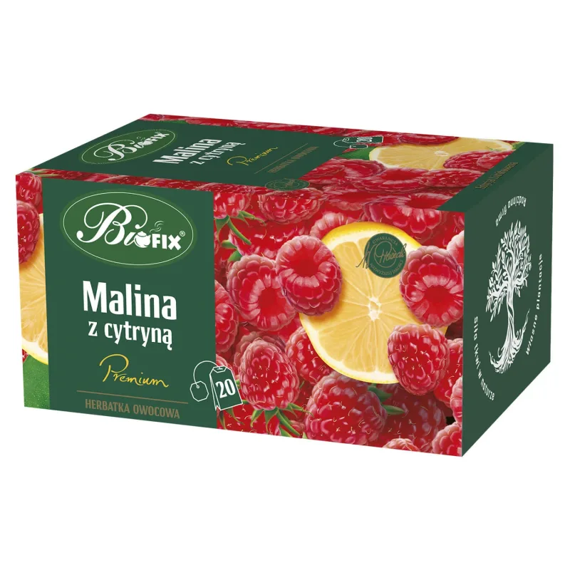 Bi Fix Premium zmeură cu lămâie, ceai de fructe, 2 g x 20 pliculețe — preț și oferte