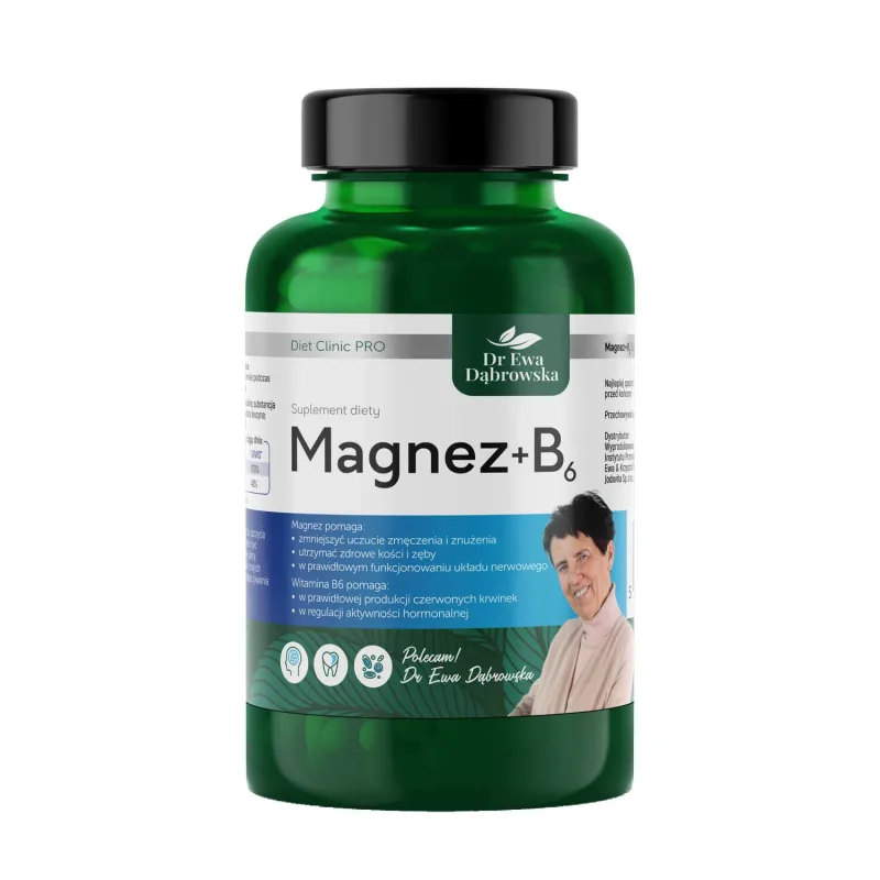 Dr. Ewa Dąbrowska Magneziu + B6, 120 capsule — preț și oferte