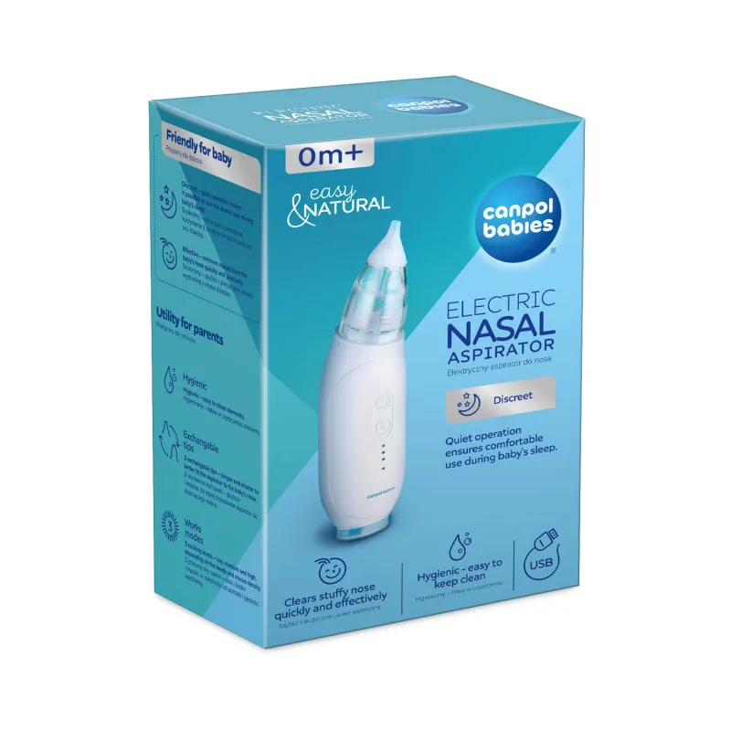 Canpol Babies Easy Natural, aspirator nazal electric, de la naștere — preț și oferte