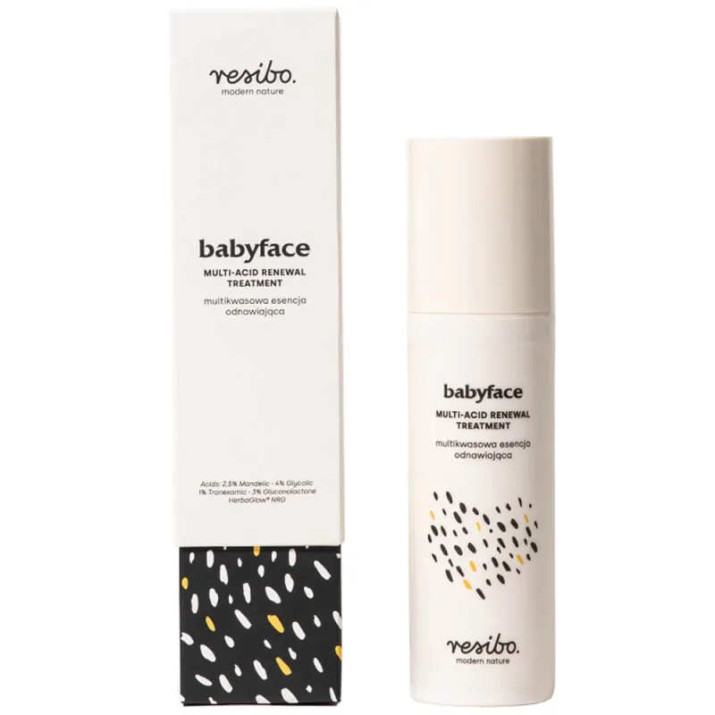 Resibo Babyface, esență de reînnoire multi-acidă, 50 ml — preț și oferte