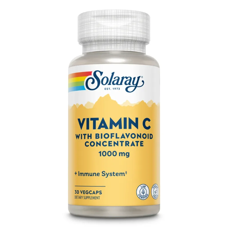 Vitamin C Solaray, 30 capsule, Secom SOLARAY SUA — preț și oferte