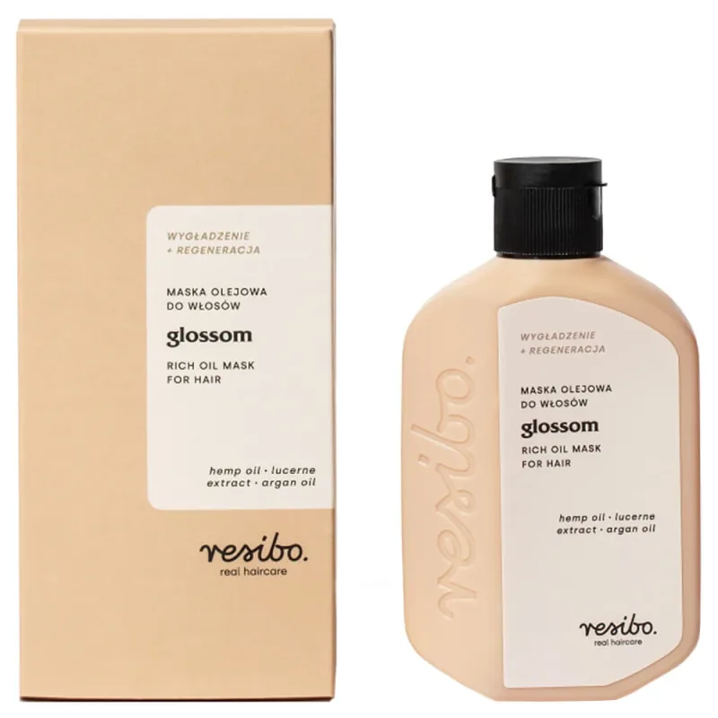 Resibo Glossom, mască de ulei pentru păr, 100 ml — preț și oferte