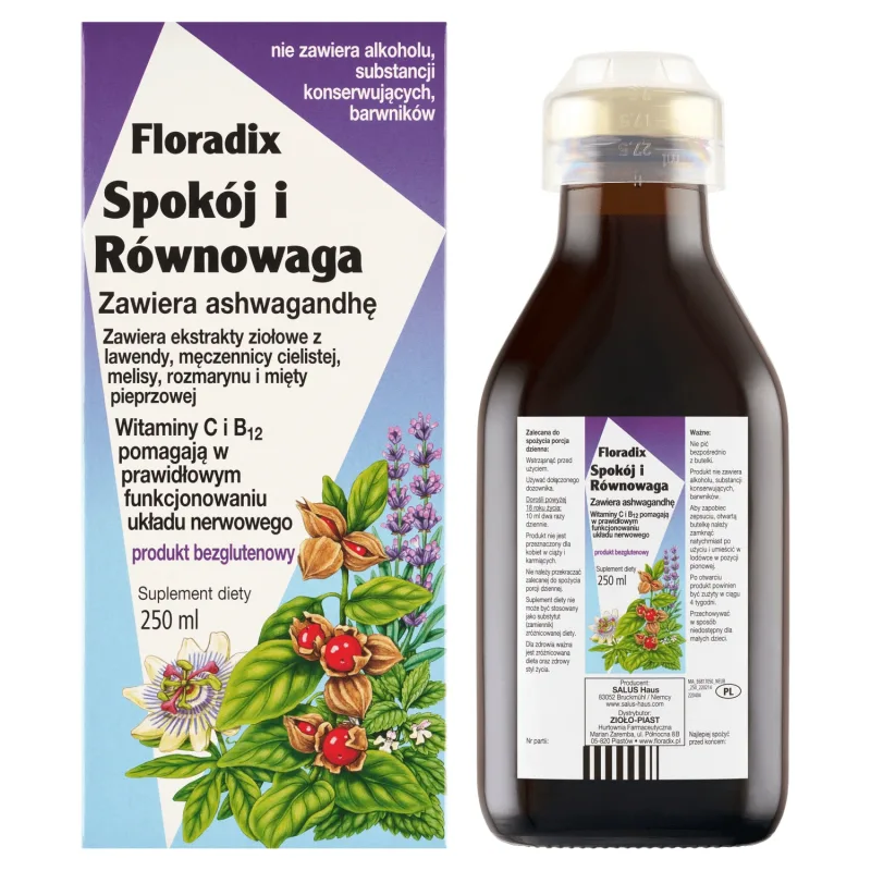 Floradix Calm și echilibru, 250 ml — preț și oferte