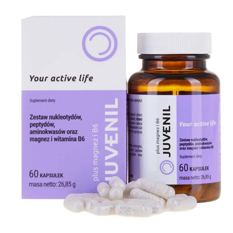Juvenil Plus Magneziu și B6, 60 capsule — preț și oferte