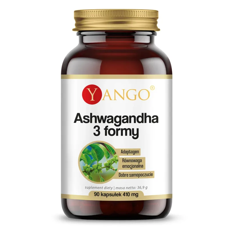 Yango Ashwagandha 3 forme, 90 capsule — preț și oferte