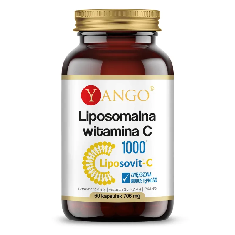 Vitamina C lipozomală Yango, 60 capsule — preț și oferte