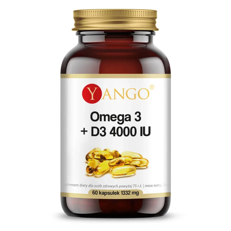 Yango Omega 3 + D3 4000 UI, 60 capsule — preț și oferte