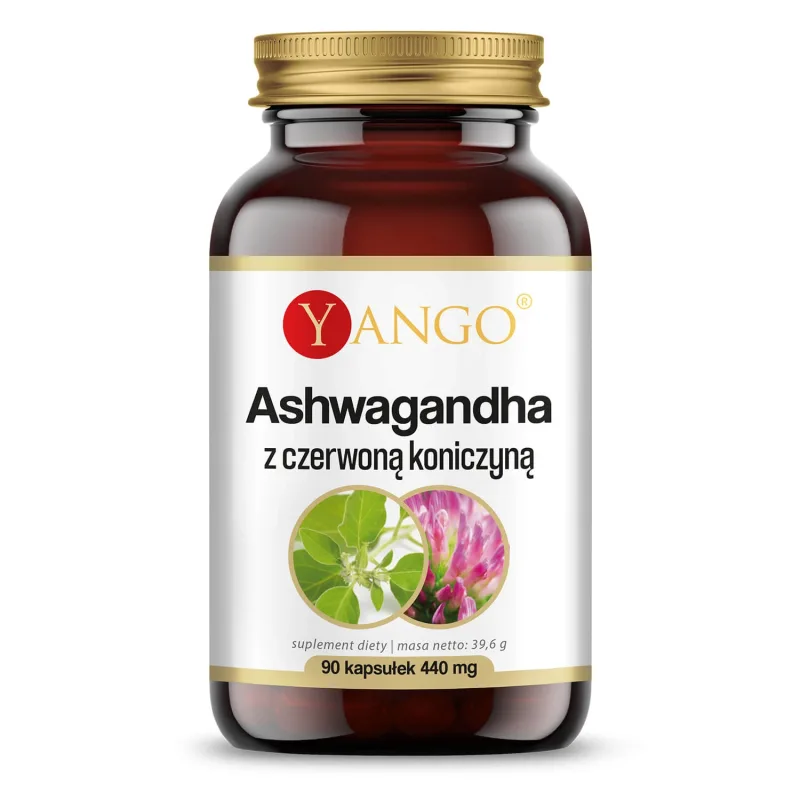 Yango Ashwagandha cu trifoi roșu, 90 capsule — preț și oferte