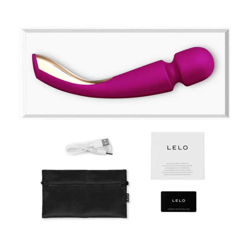 Lelo Smart Wand 2 Medium Deep Rose, masaj corporal complet, mediu, roz — preț și oferte