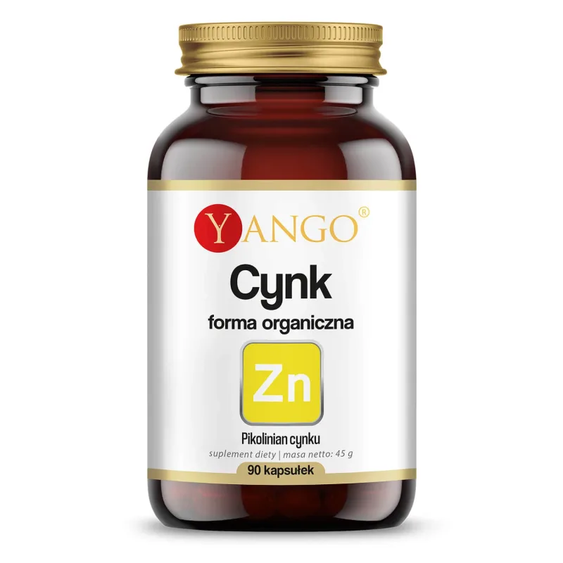 Yango Zinc formă organică, 90 capsule — preț și oferte