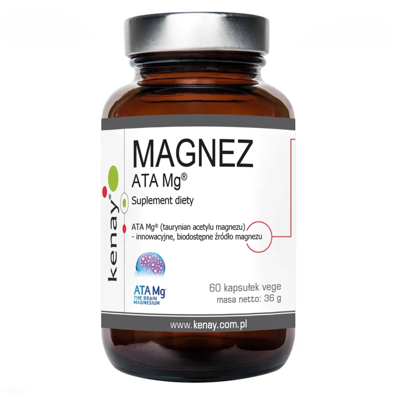 Kenay Magneziu ATA Mg, 60 capsule vegetale — preț și oferte