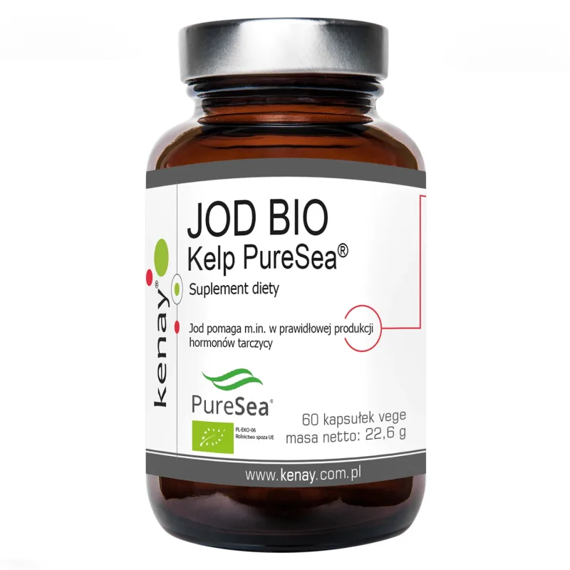 Kenay Iod Bio Kelp PureSea, 60 capsule vegetale — preț și oferte