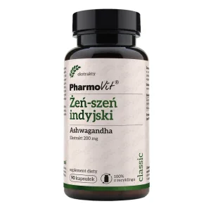 PharmoVit Ginseng indian, ashwagandha, 90 capsule