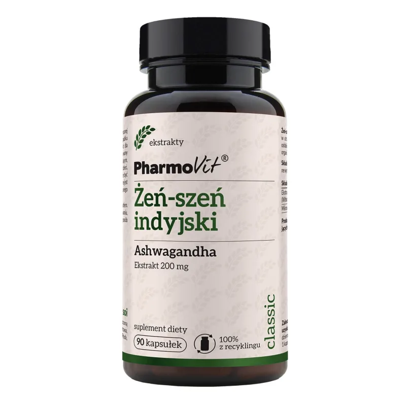 PharmoVit Ginseng indian, ashwagandha, 90 capsule — preț și oferte