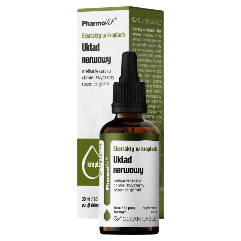PharmoVit Extracte în picături Sistemul nervos, 30 ml — preț și oferte