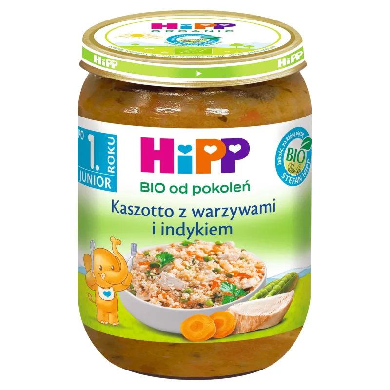 HiPP Bio, terci cu legume și curcan, după 12 luni, 250g — preț și oferte