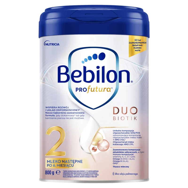 Bebilon Profutura DuoBiotik 2, lapte de continuare, după 6 luni, 800 g — preț și oferte