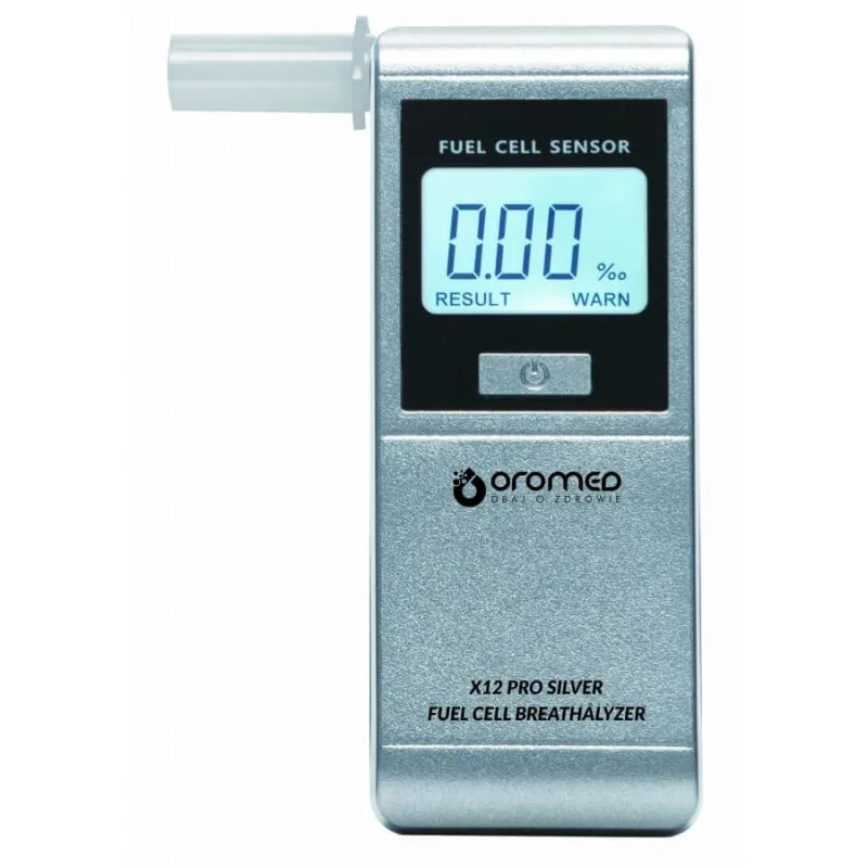 Oromed X12 Pro Silver, alcooltest electrochimic profesional, argintiu — preț și oferte