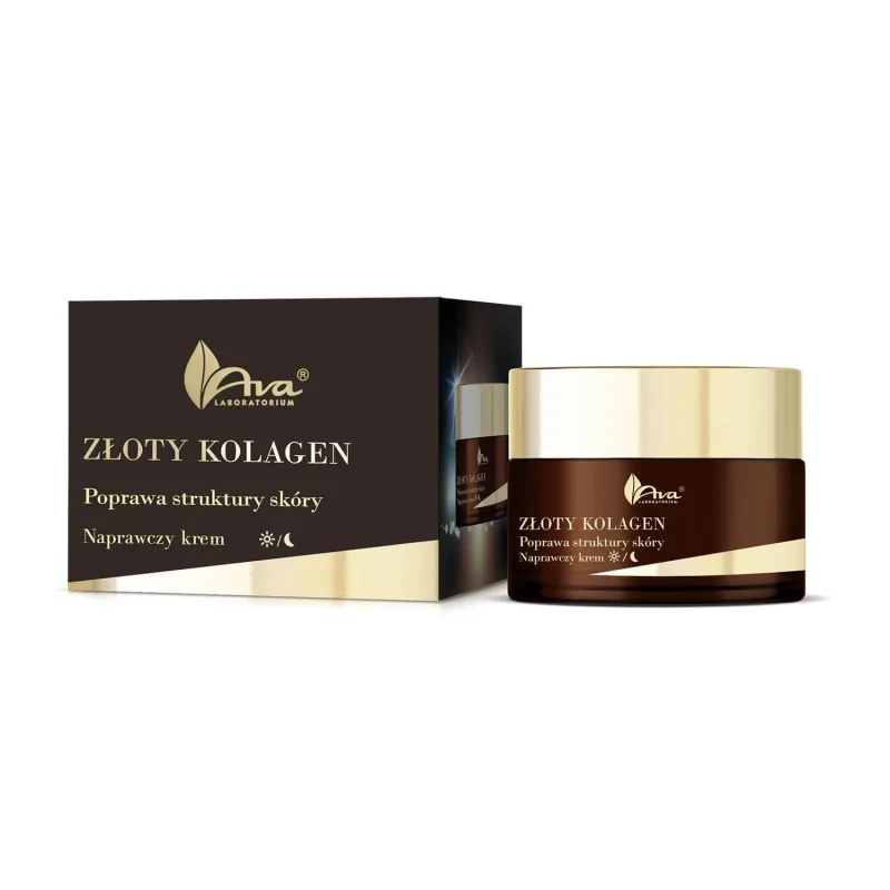 Ava Golden Collagen, cremă de față reparatoare, 50 ml — preț și oferte