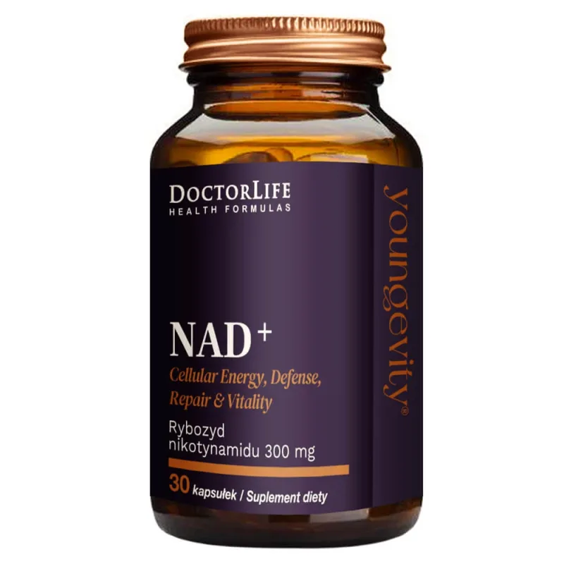 Doctor Life NAD+ Nicotinamidă Ribozidă, 30 capsule — preț și oferte