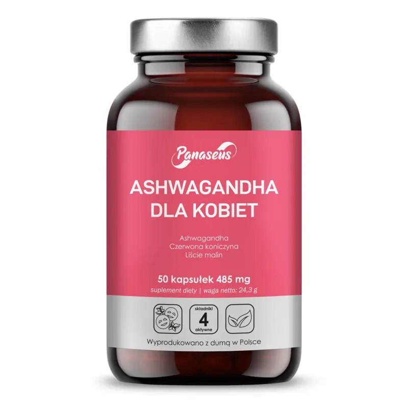 Panaseus Ashwagandha pentru femei, 50 capsule — preț și oferte