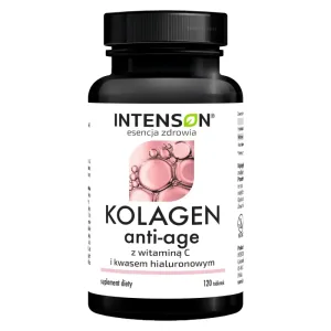 Intenson Colagen Anti-Age + Hyaluron + Vitamina C, 120 comprimate