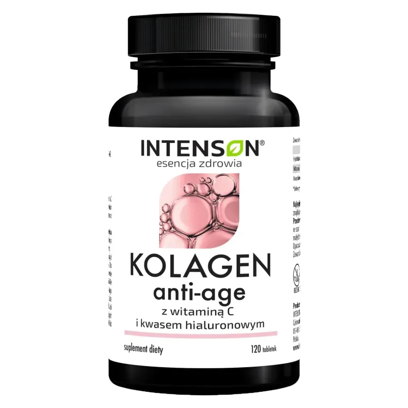 Intenson Colagen Anti-Age + Hyaluron + Vitamina C, 120 comprimate — preț și oferte
