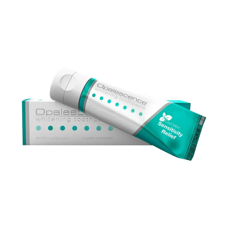 Opalescence Whitening Toothpaste, pastă de dinți albitoare pentru dinți hipersensibili, mentă, cu fluor, 28 g — preț și oferte