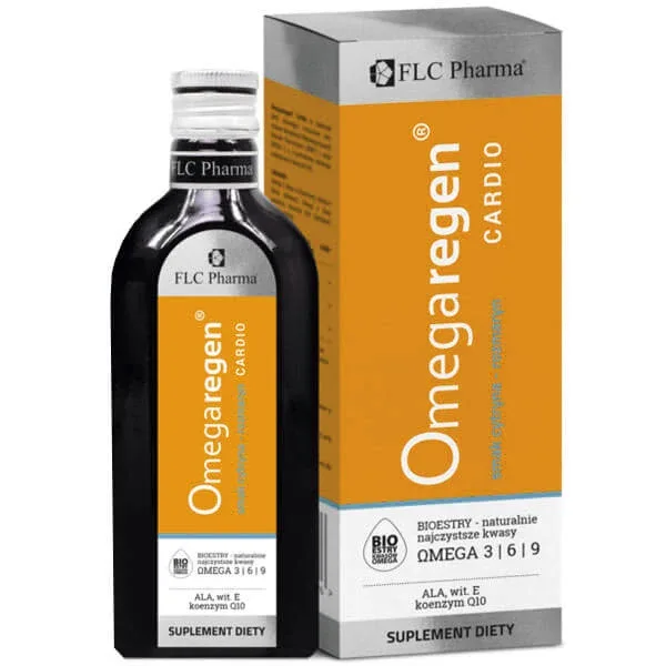 OmegaMedica Cardio, lichid, aromă de lămâie și rozmarin, 250 ml Holistic Medica — preț și oferte