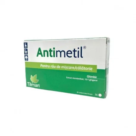 Antimetil, 36 comprimate filmate, Tilman — preț și oferte